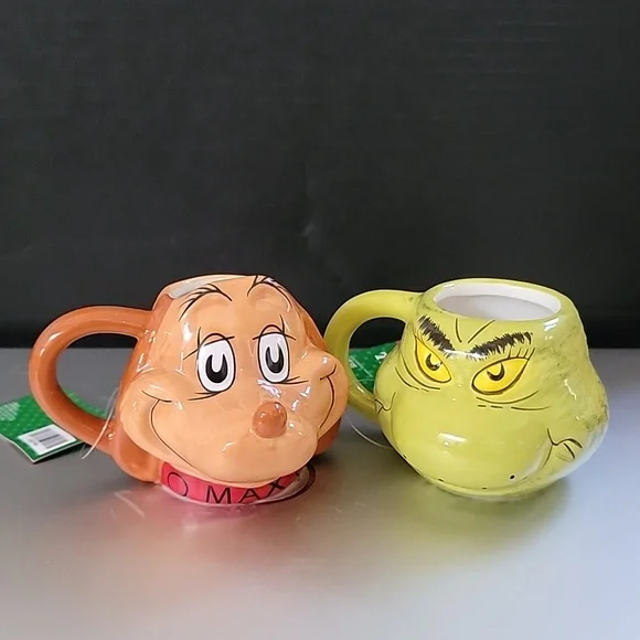 Grinch Miniture Mugs set of 4 - Picture 4 of 5